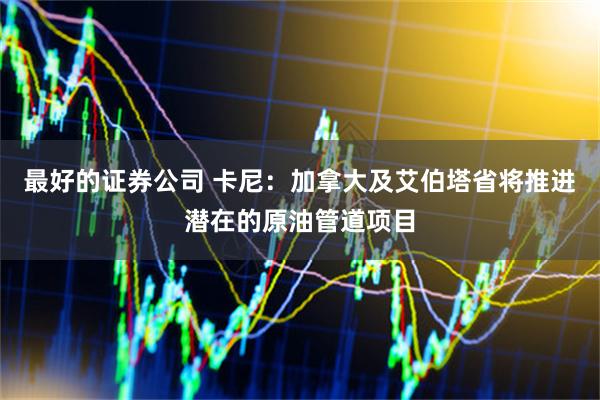 最好的证券公司 卡尼：加拿大及艾伯塔省将推进潜在的原油管道项目